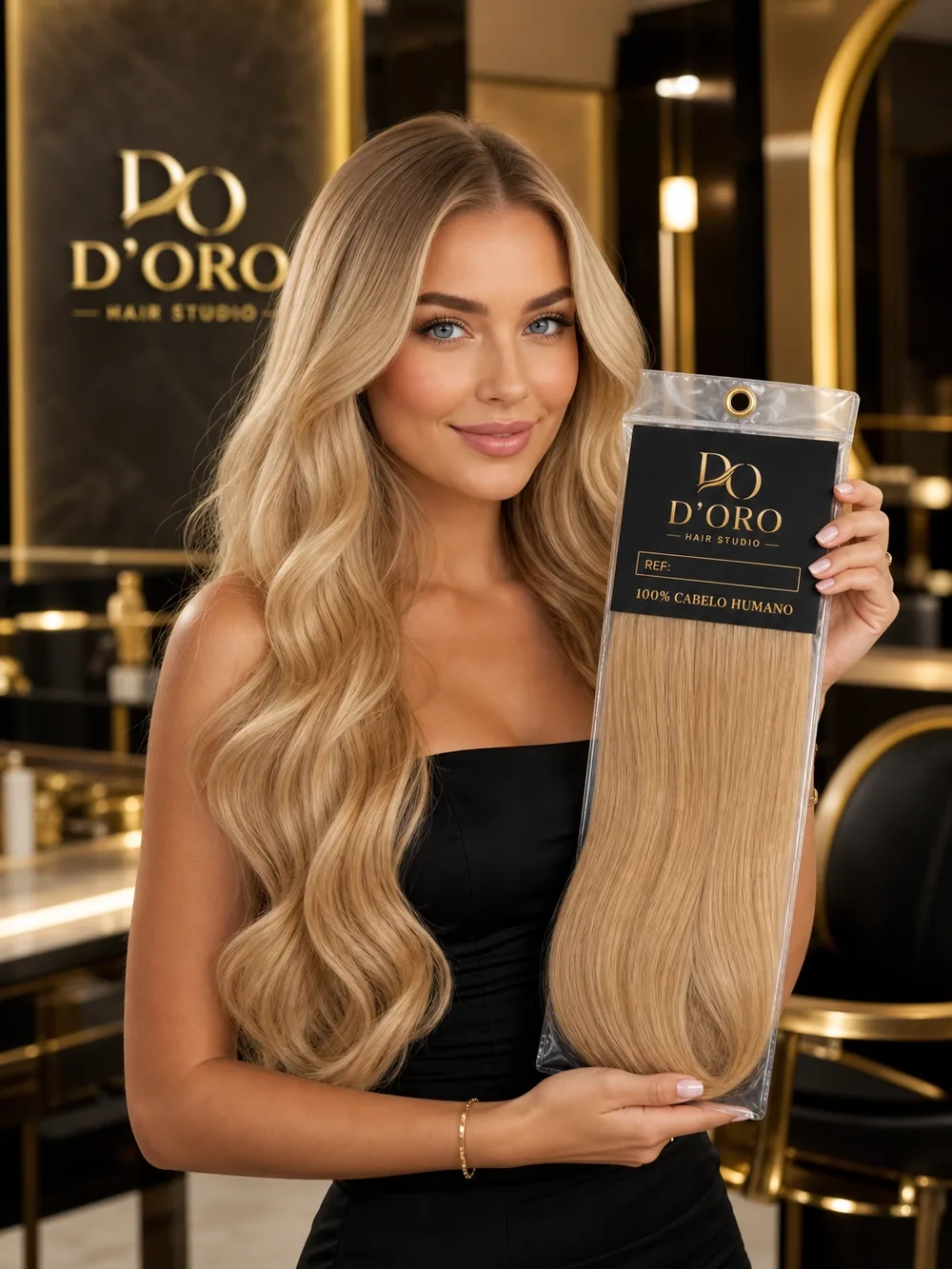 Pack cabelo loiro D'ORO